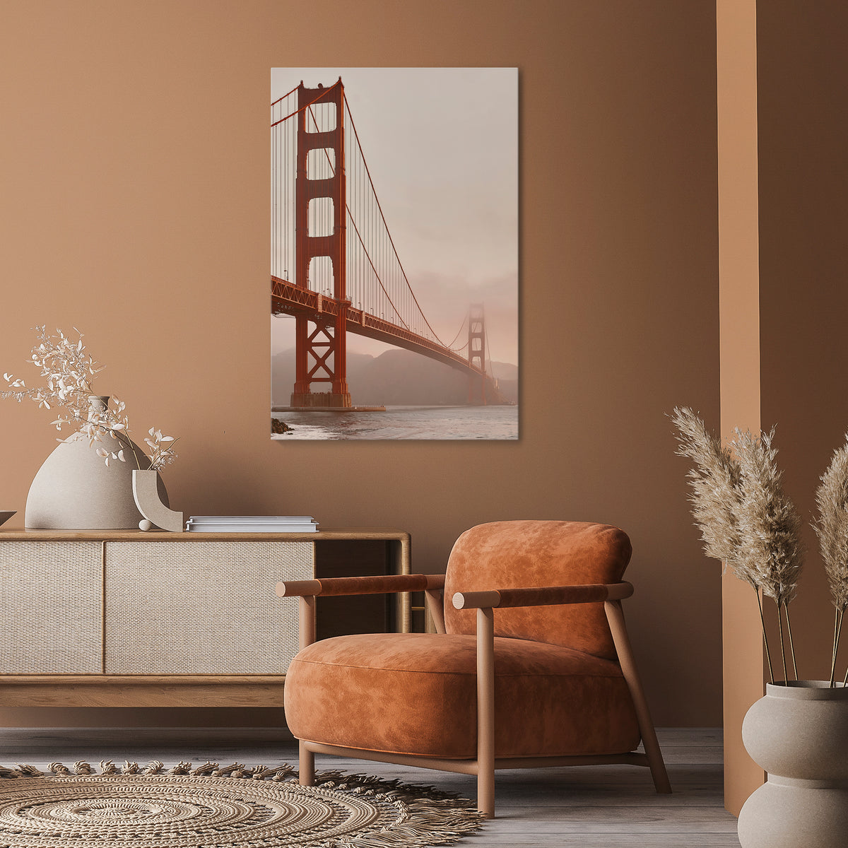 BRIDGE OF DREAMS Quadro em tela vertical