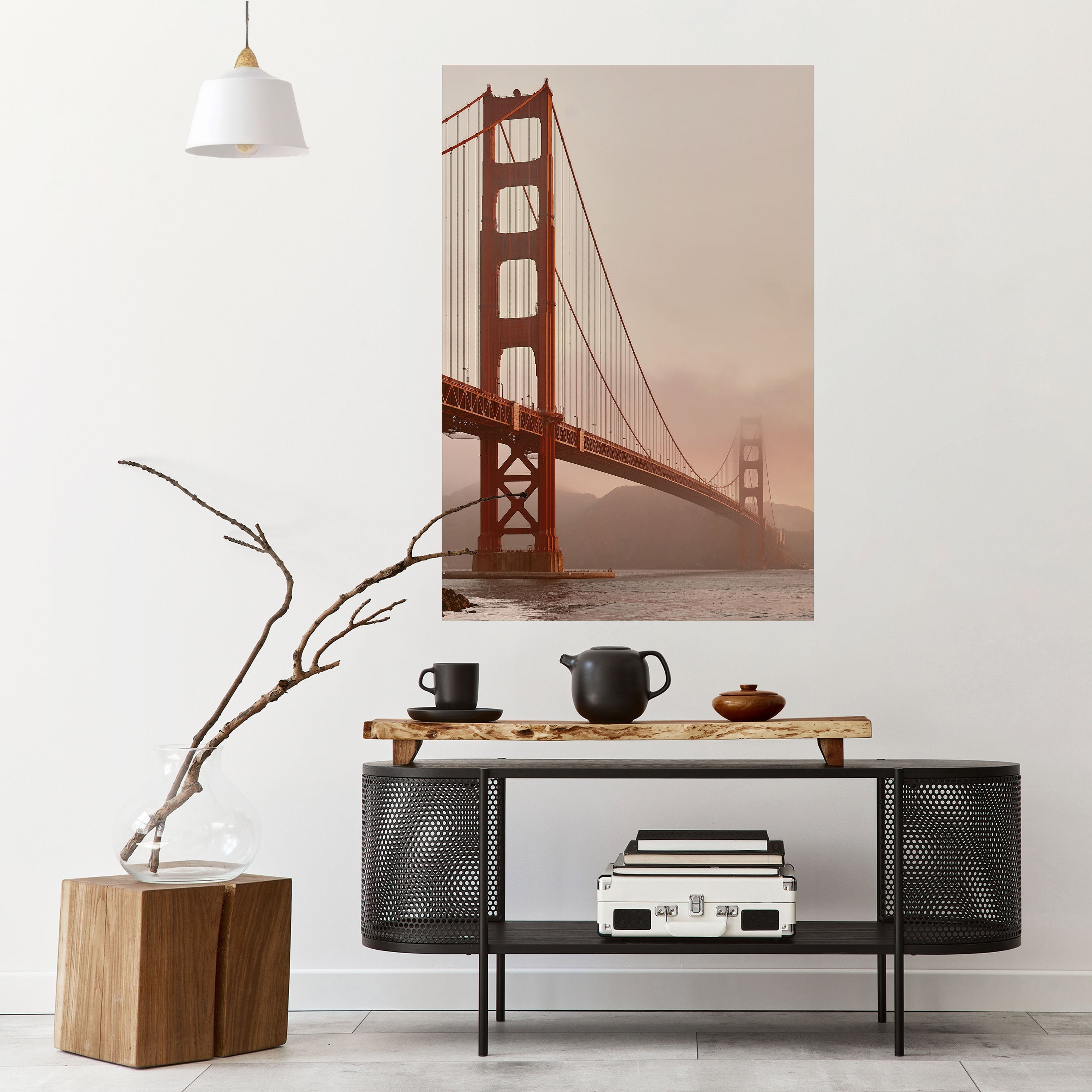 BRIDGE OF DREAMS Peel and Stick Vertical Poster