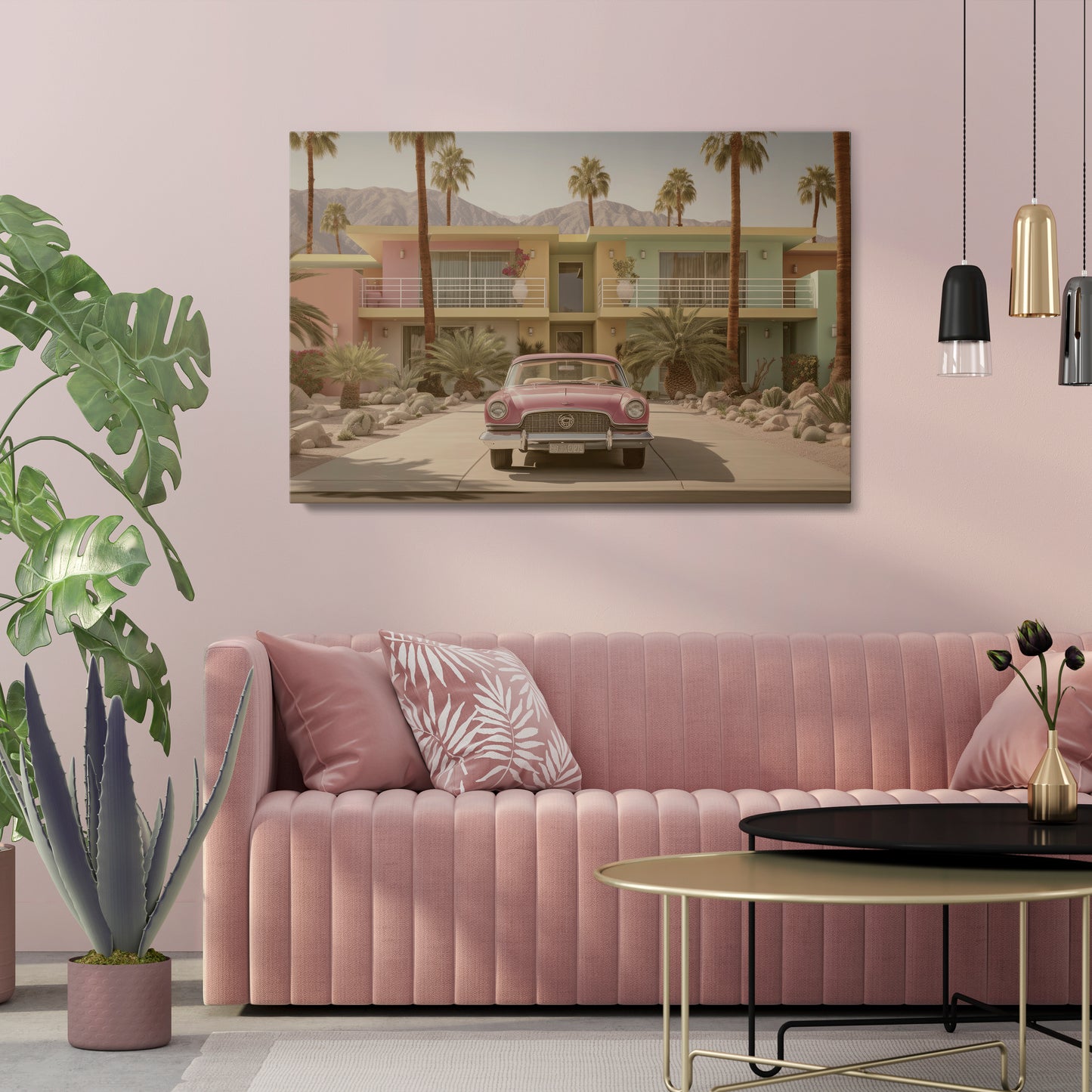 CALIFORNIAN STYLE Horizontal Canvas Print