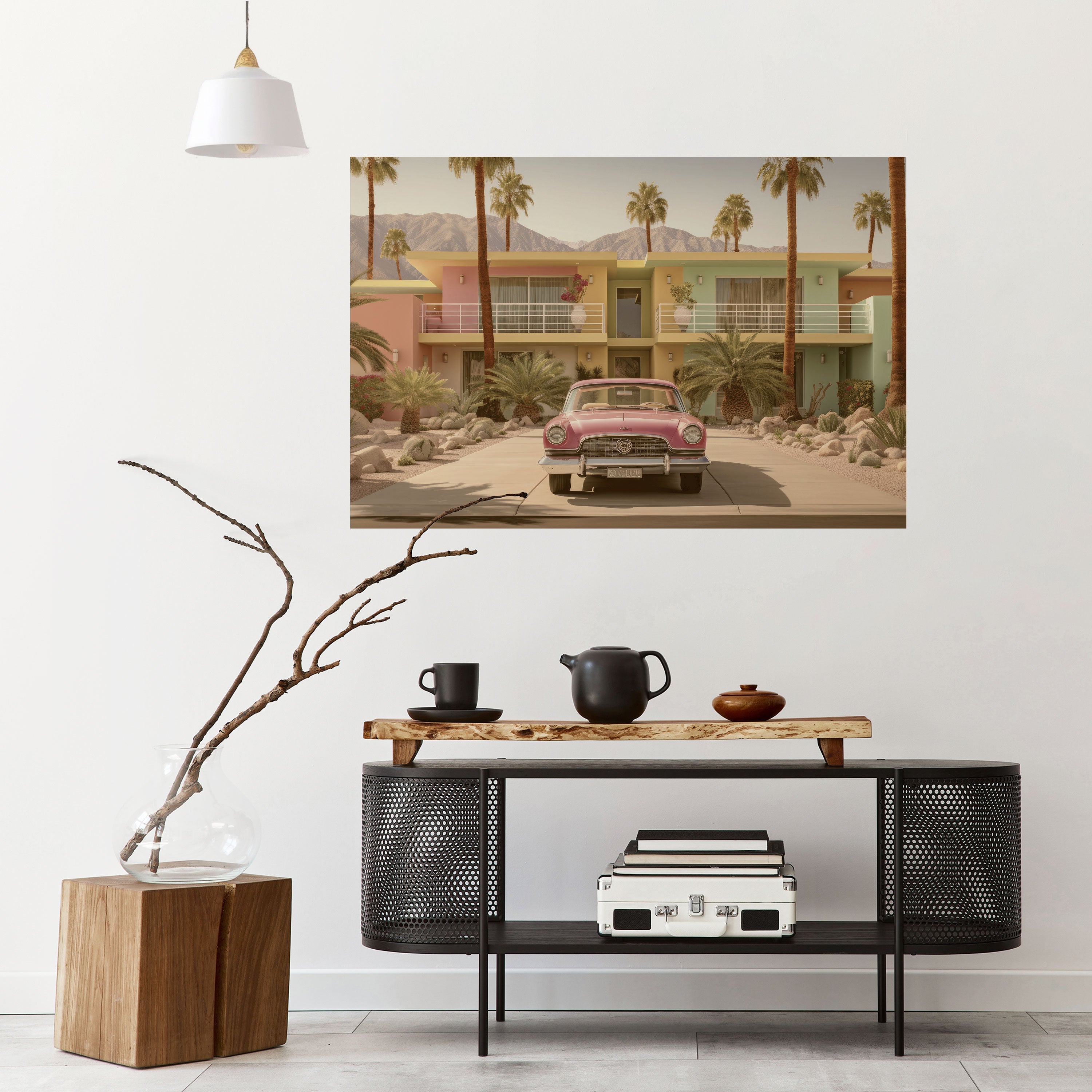 CALIFORNIAN STYLE Peel and Stick Horizontal Poster