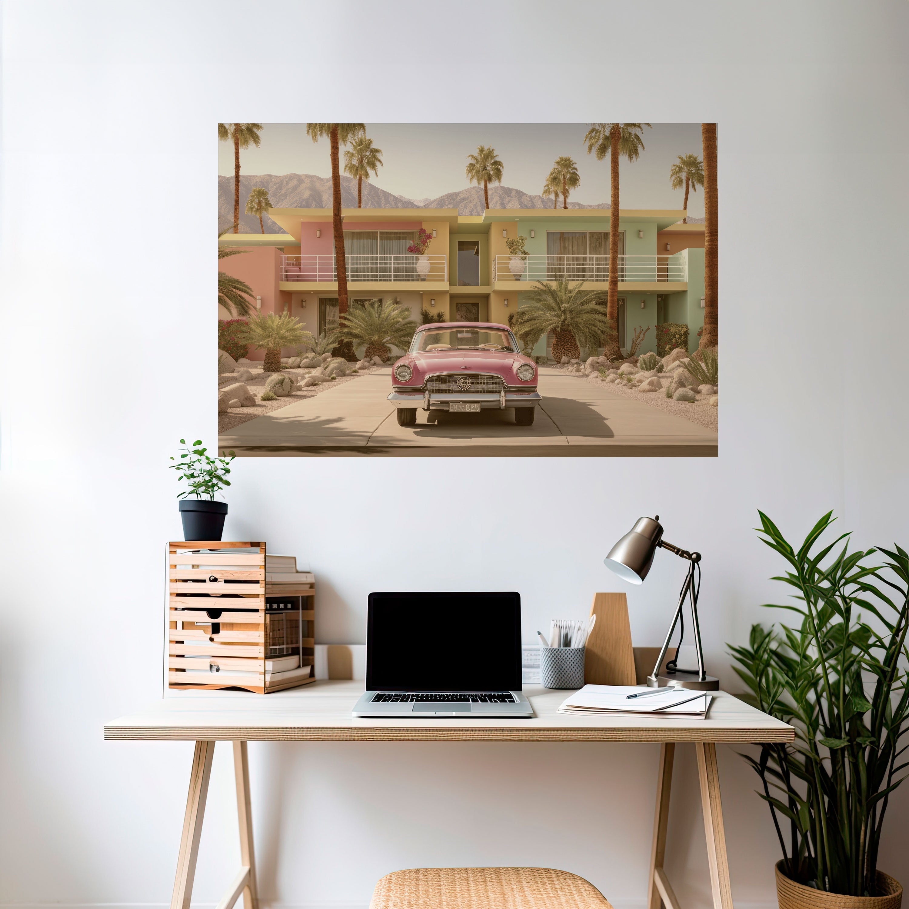 CALIFORNIAN STYLE Peel and Stick Horizontal Poster