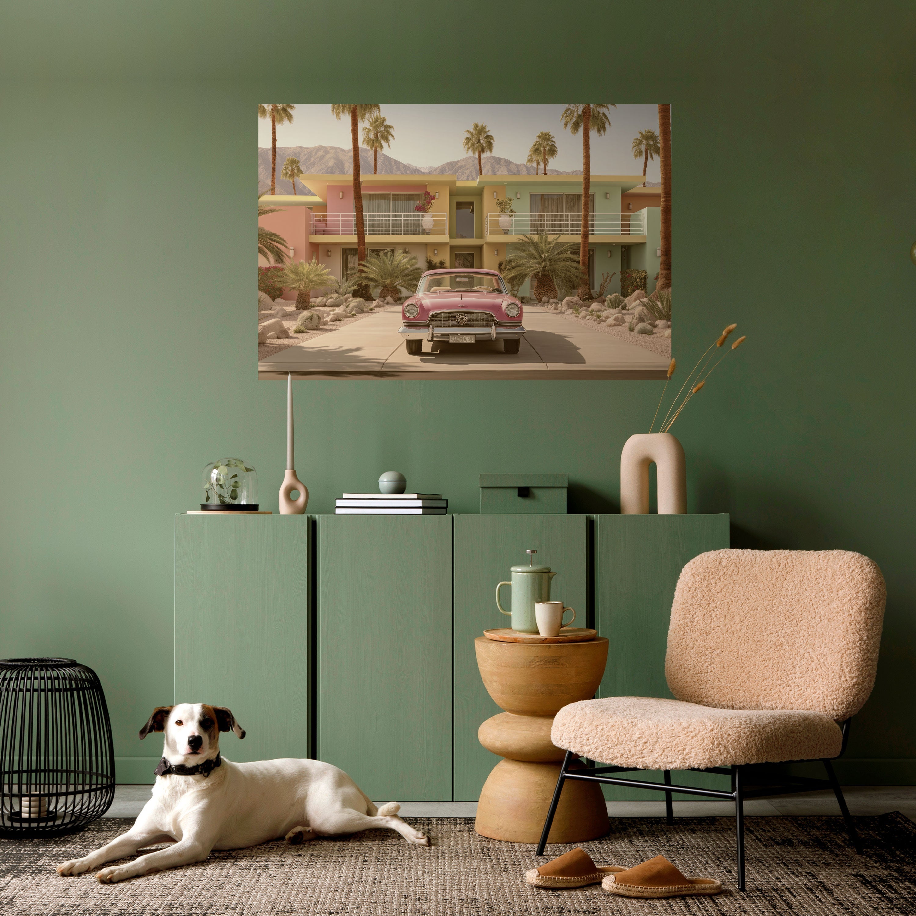 CALIFORNIAN STYLE Peel and Stick Horizontal Poster