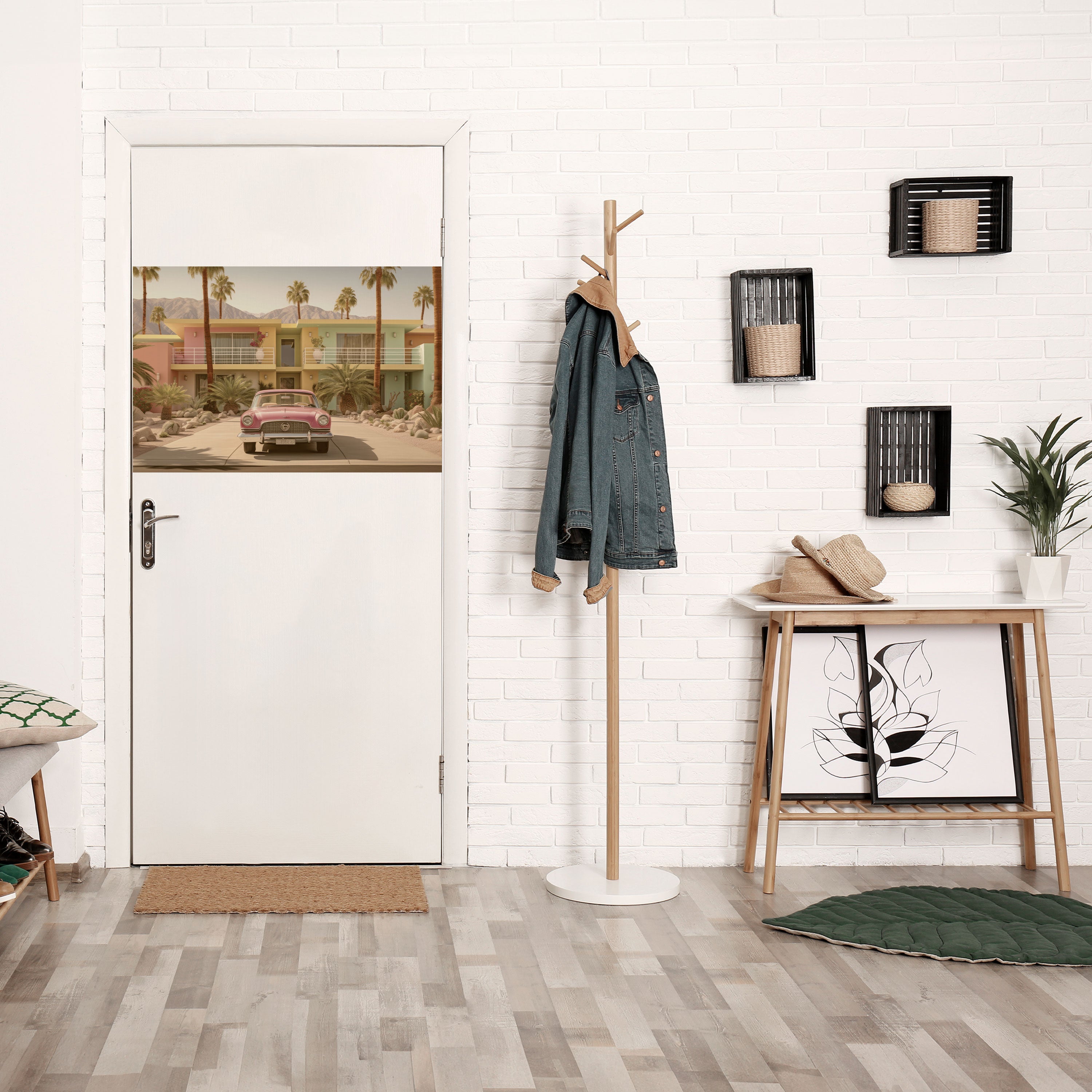 CALIFORNIAN STYLE Peel and Stick Horizontal Poster