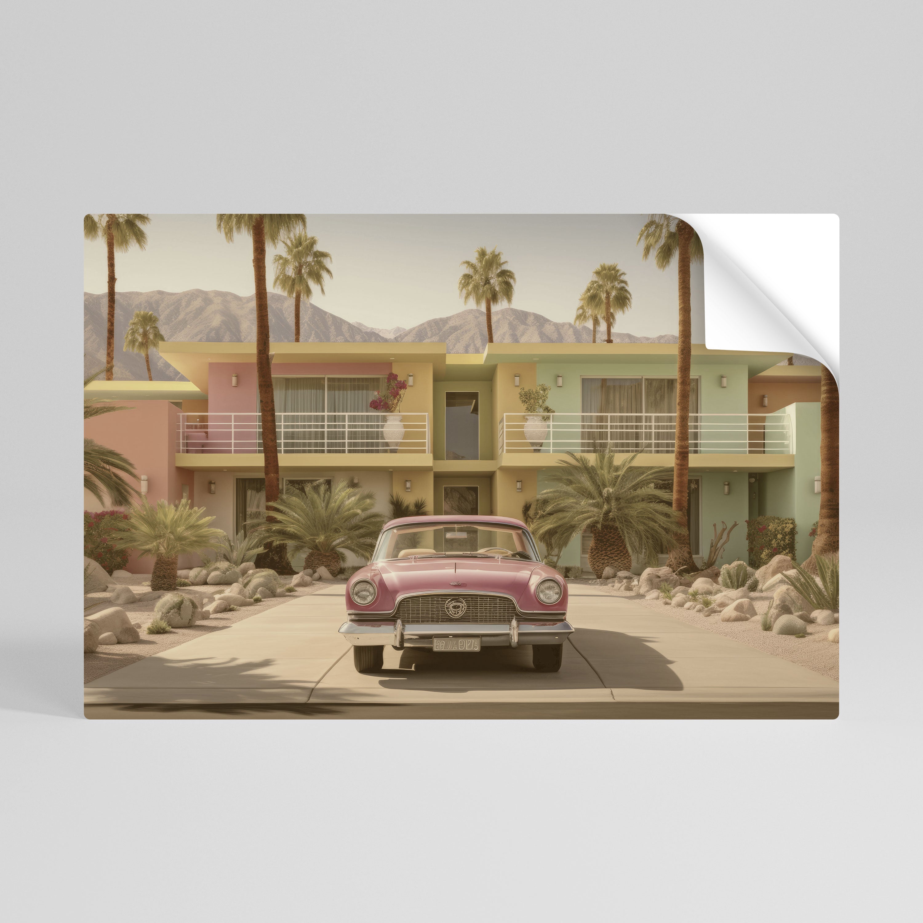 CALIFORNIAN STYLE Póster Autocolante Horizontal