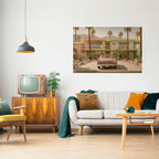 CALIFORNIAN STYLE Peel and Stick Horizontal Poster