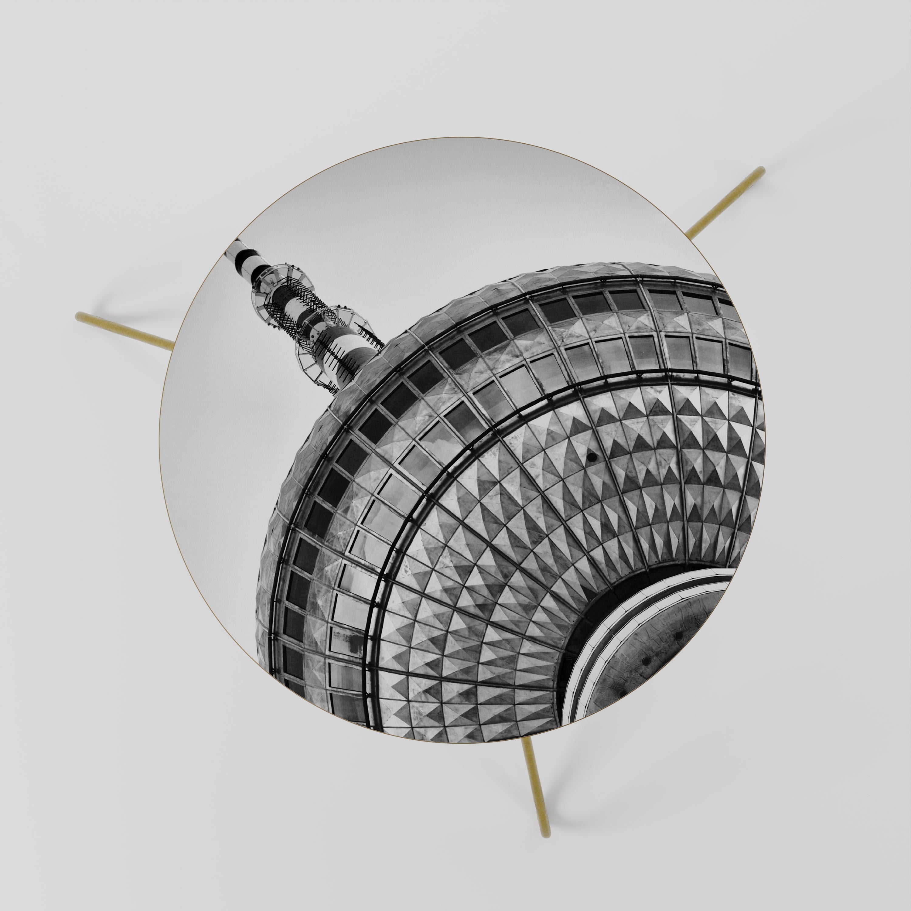 BERLINER FERNSEHTURM Mesa de Centro 60