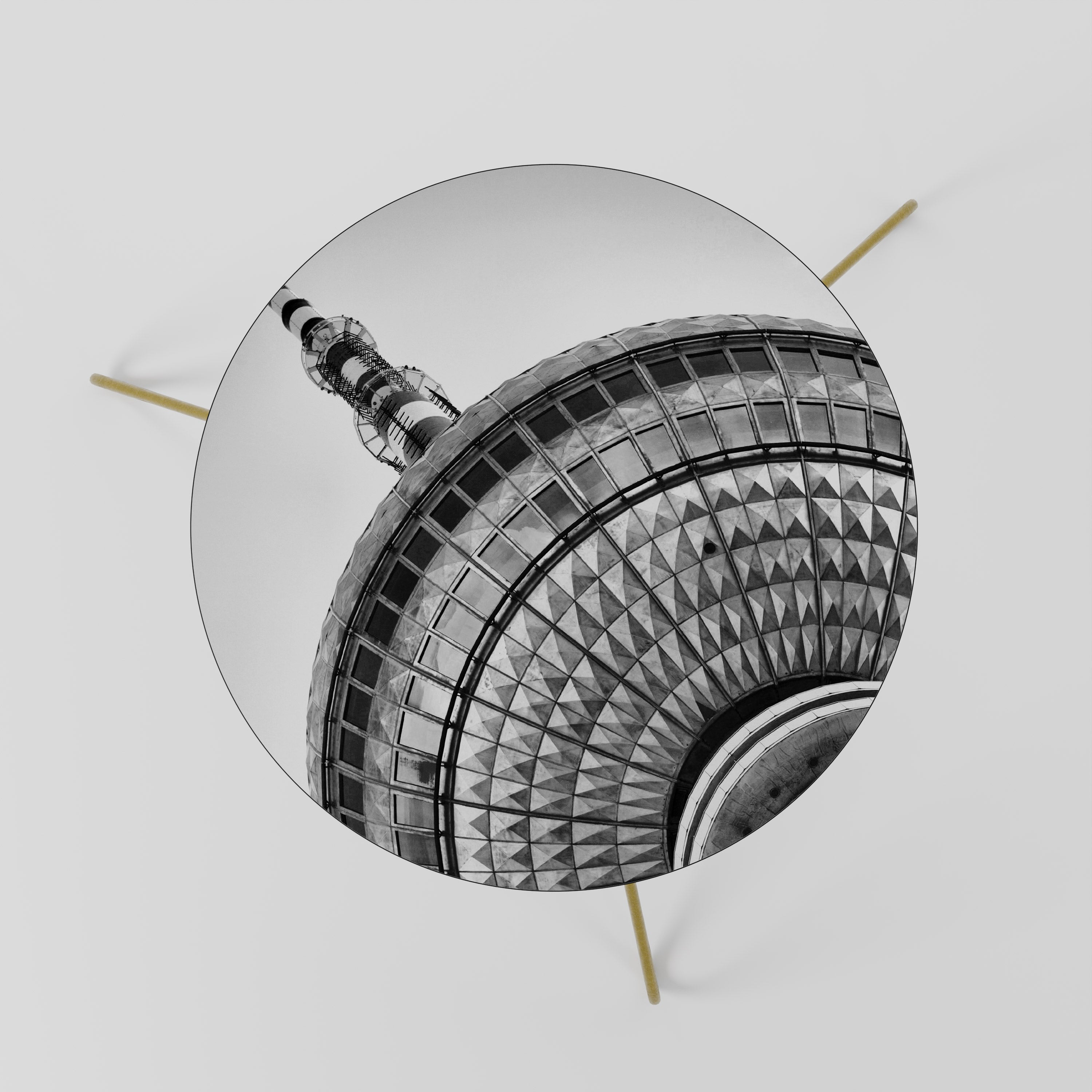 BERLINER FERNSEHTURM Mesa de Centro 60