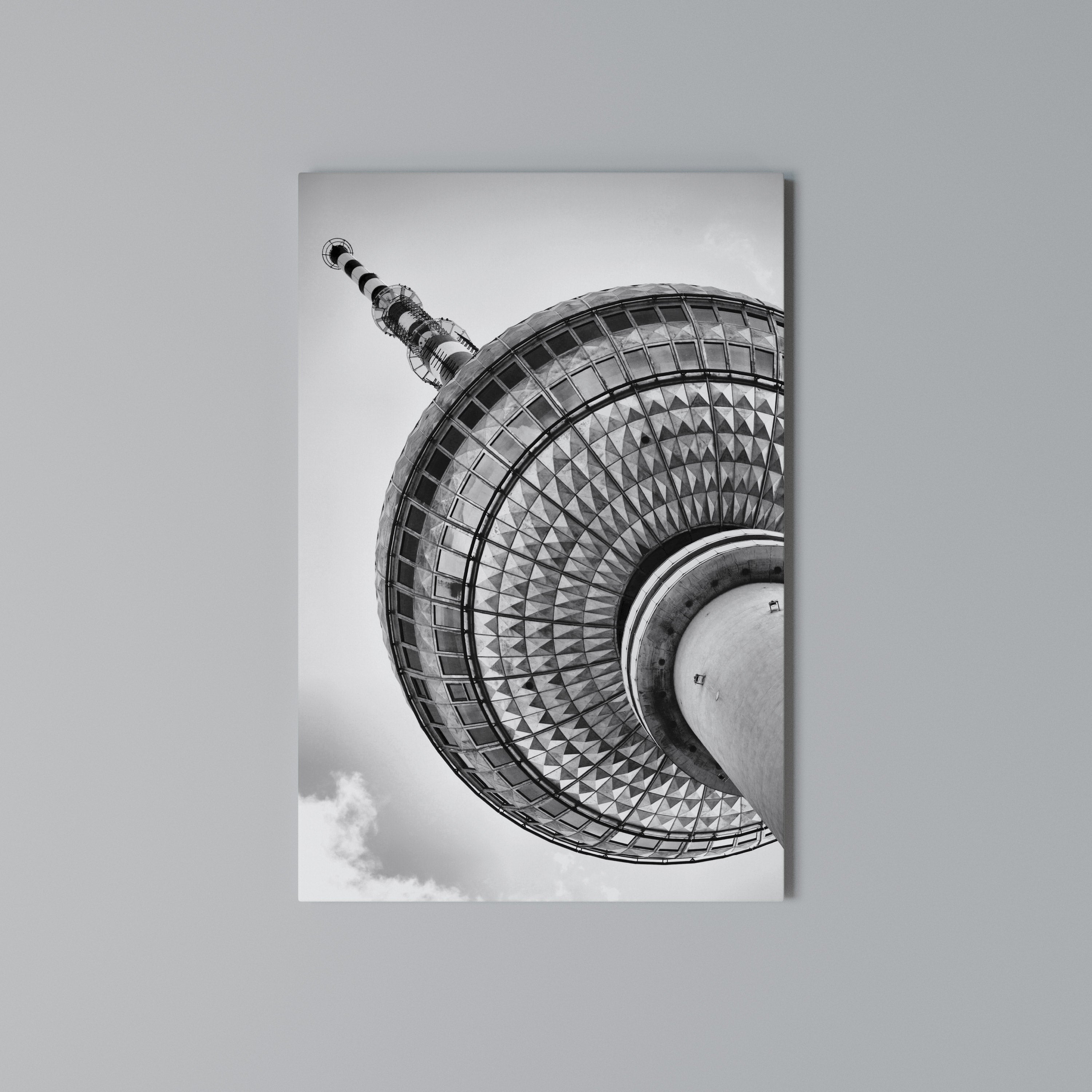 BERLINER FERNSEHTURM Quadro em tela vertical