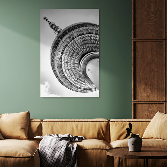 BERLINER FERNSEHTURM Vertical Canvas Print