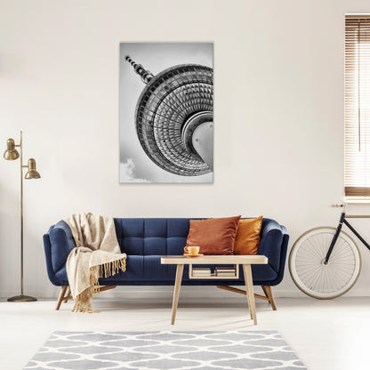 BERLINER FERNSEHTURM Quadro em tela vertical