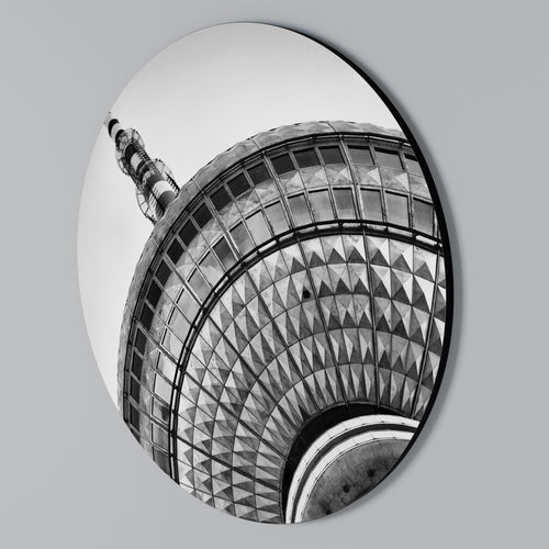 BERLINER FERNSEHTURM Arte de Parede Redonda
