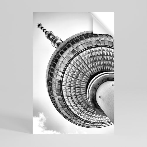 BERLINER FERNSEHTURM Póster Autocolante Vertical