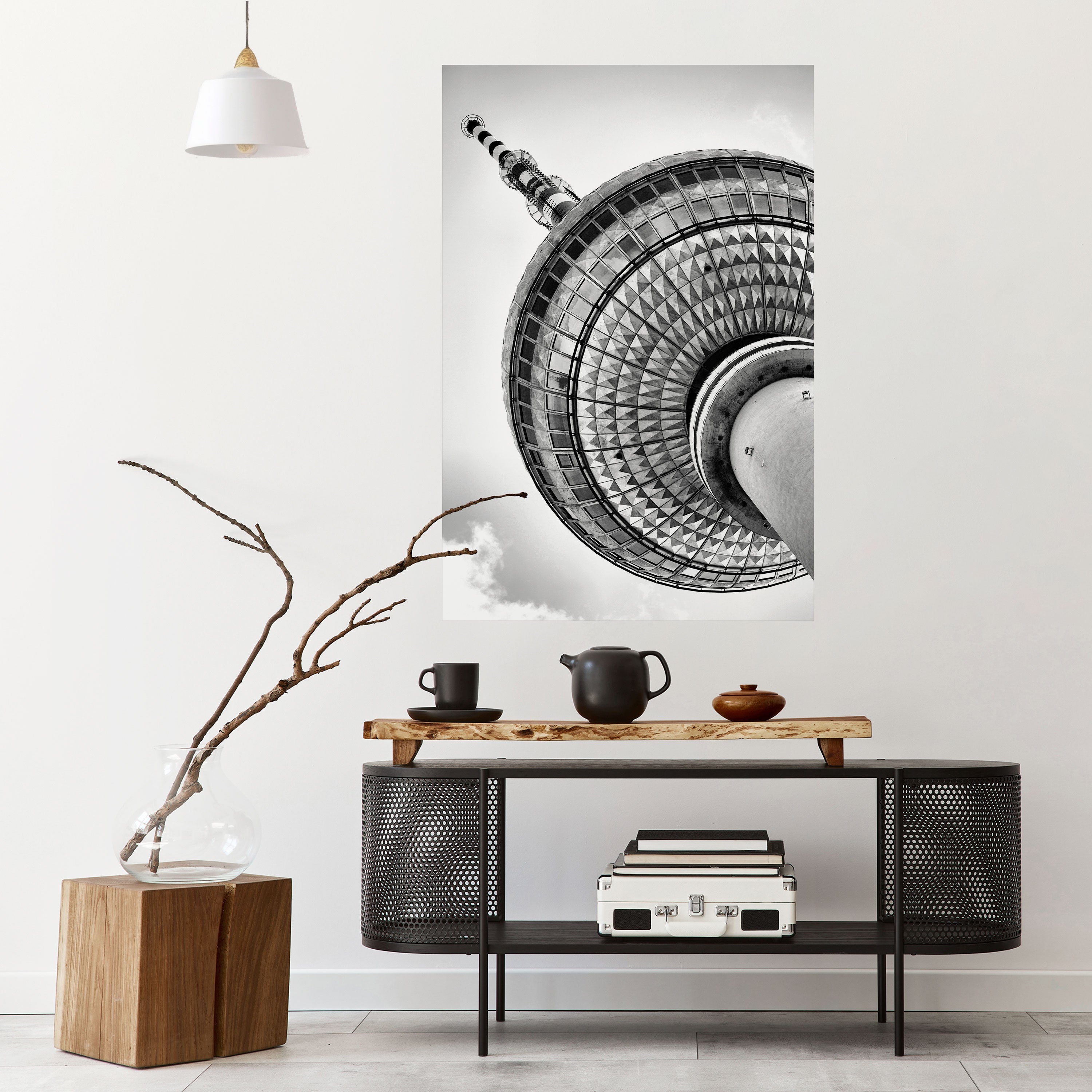 BERLINER FERNSEHTURM Peel and Stick Vertical Poster