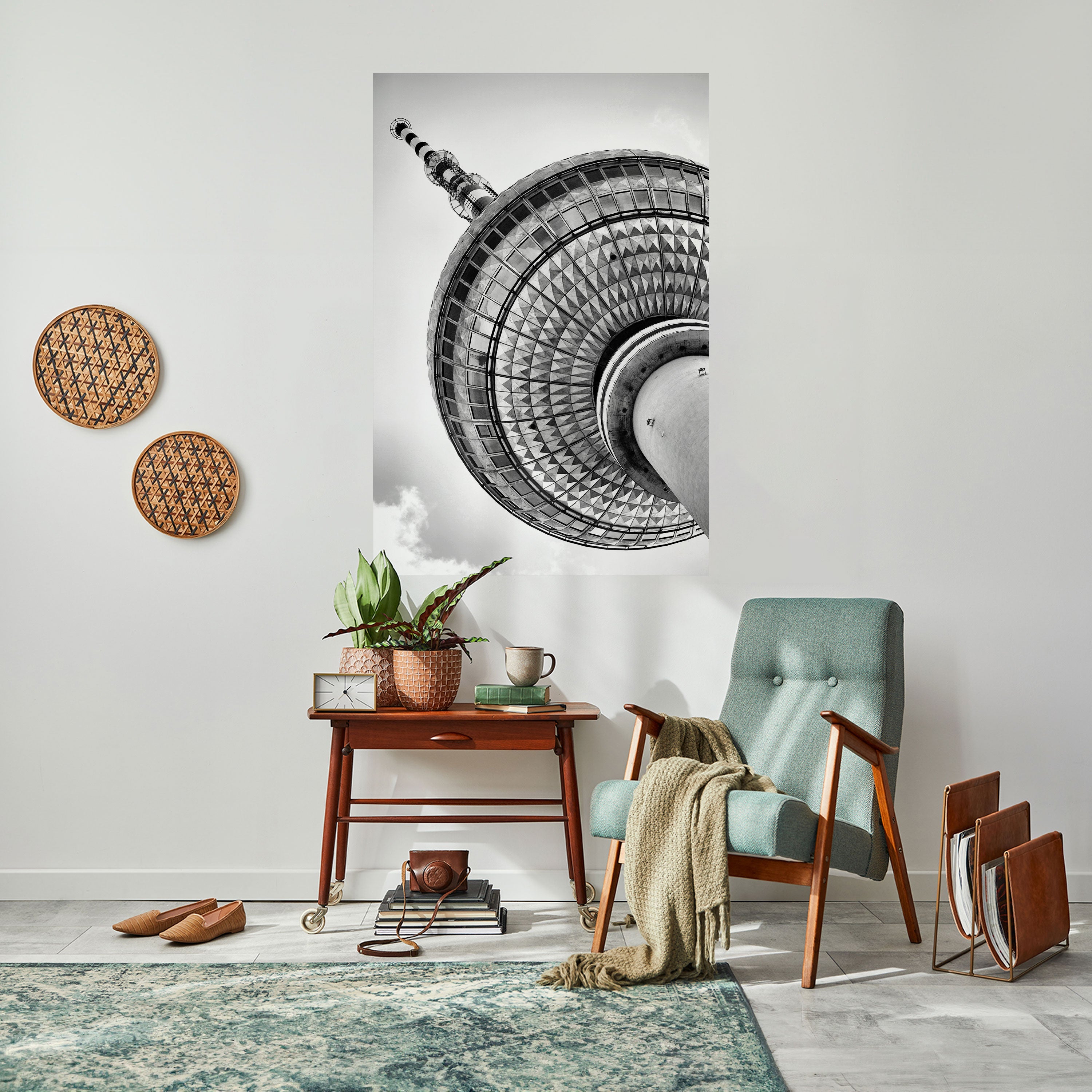 BERLINER FERNSEHTURM Peel and Stick Vertical Poster