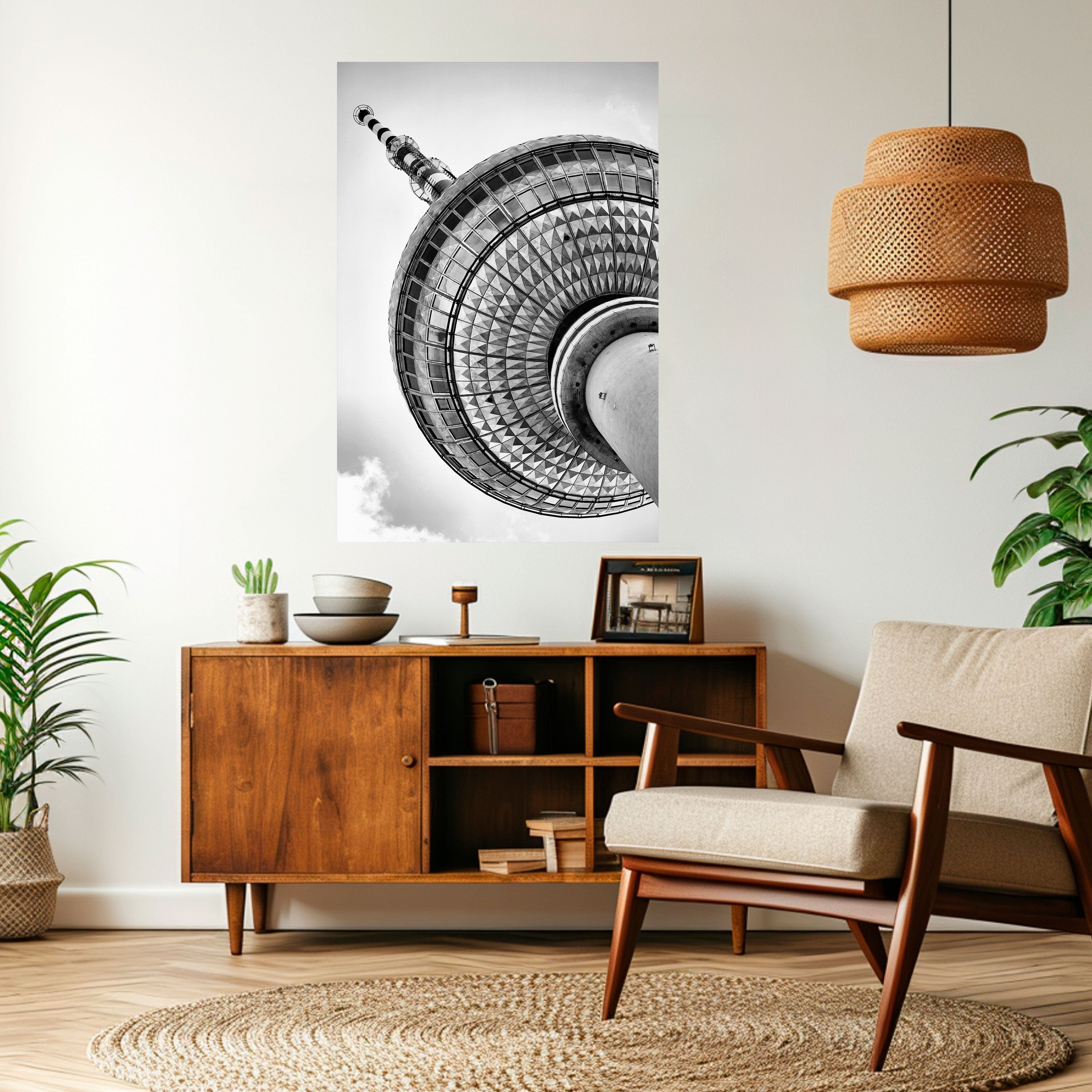 BERLINER FERNSEHTURM Peel and Stick Vertical Poster