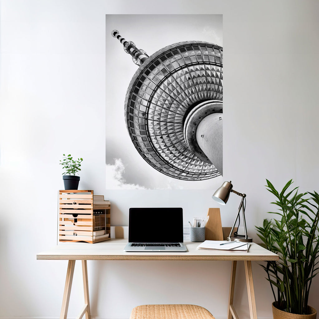 BERLINER FERNSEHTURM Poster Vertical Autocolante