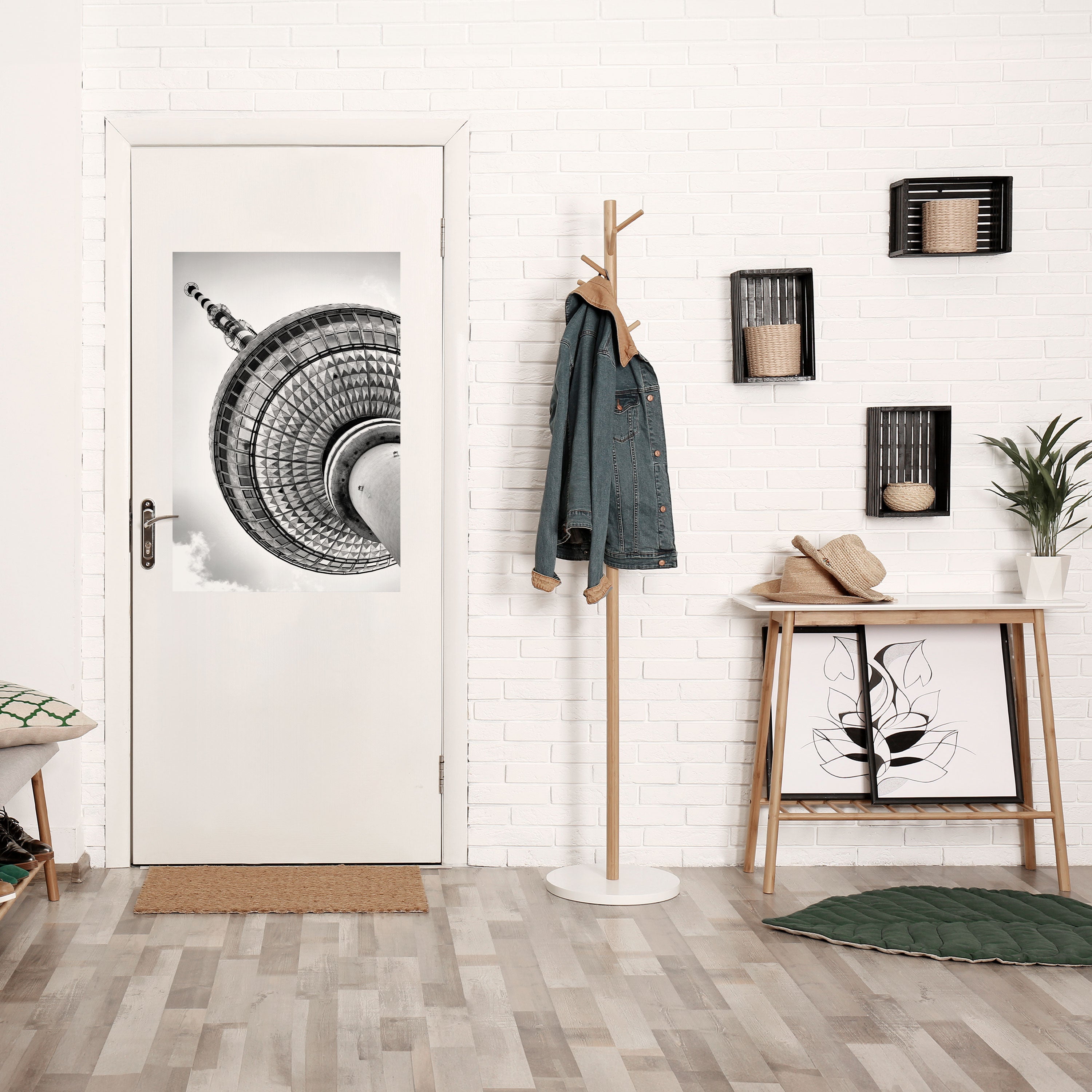 BERLINER FERNSEHTURM Poster Vertical Autocolante