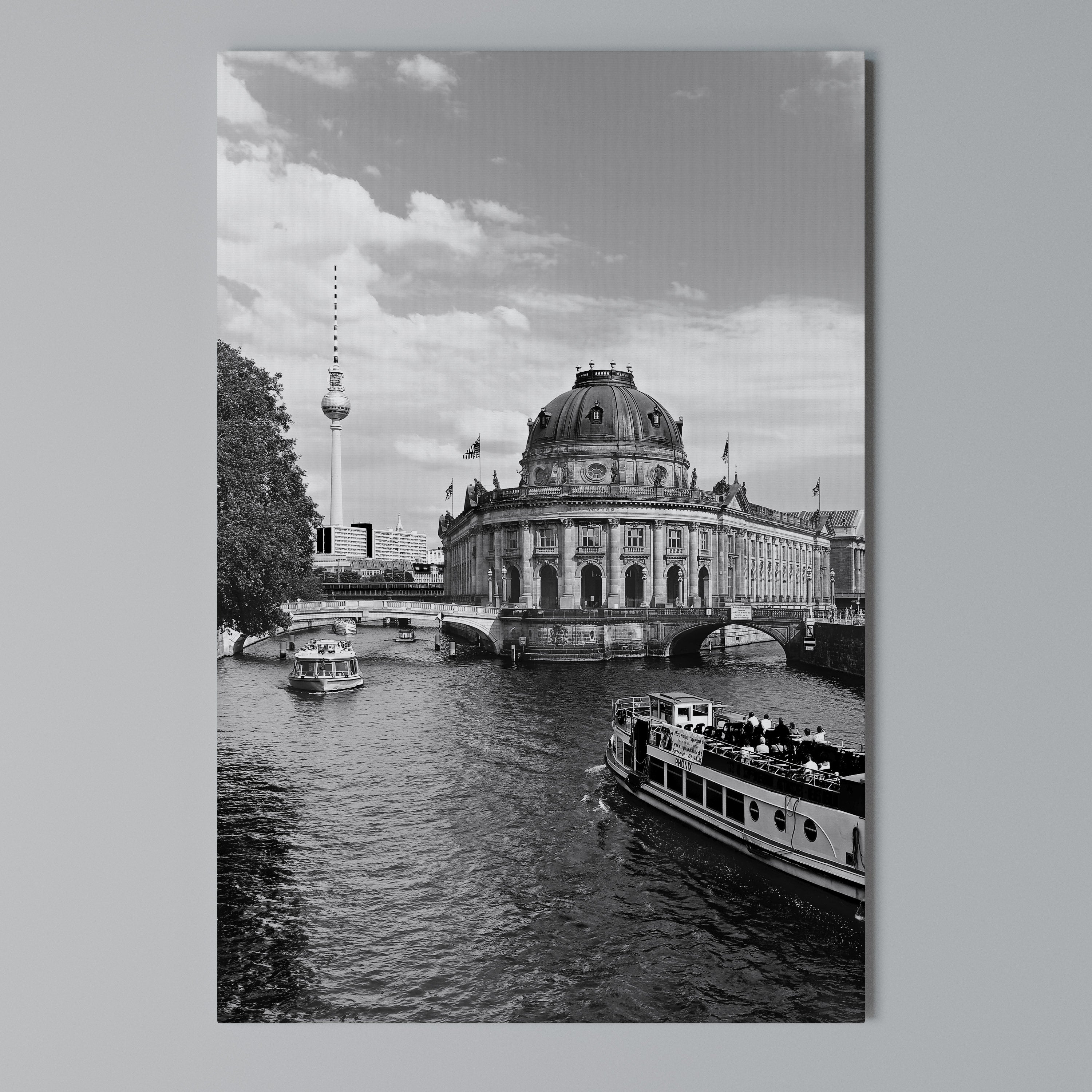 GHOSTS OF HISTORY Quadro em tela vertical