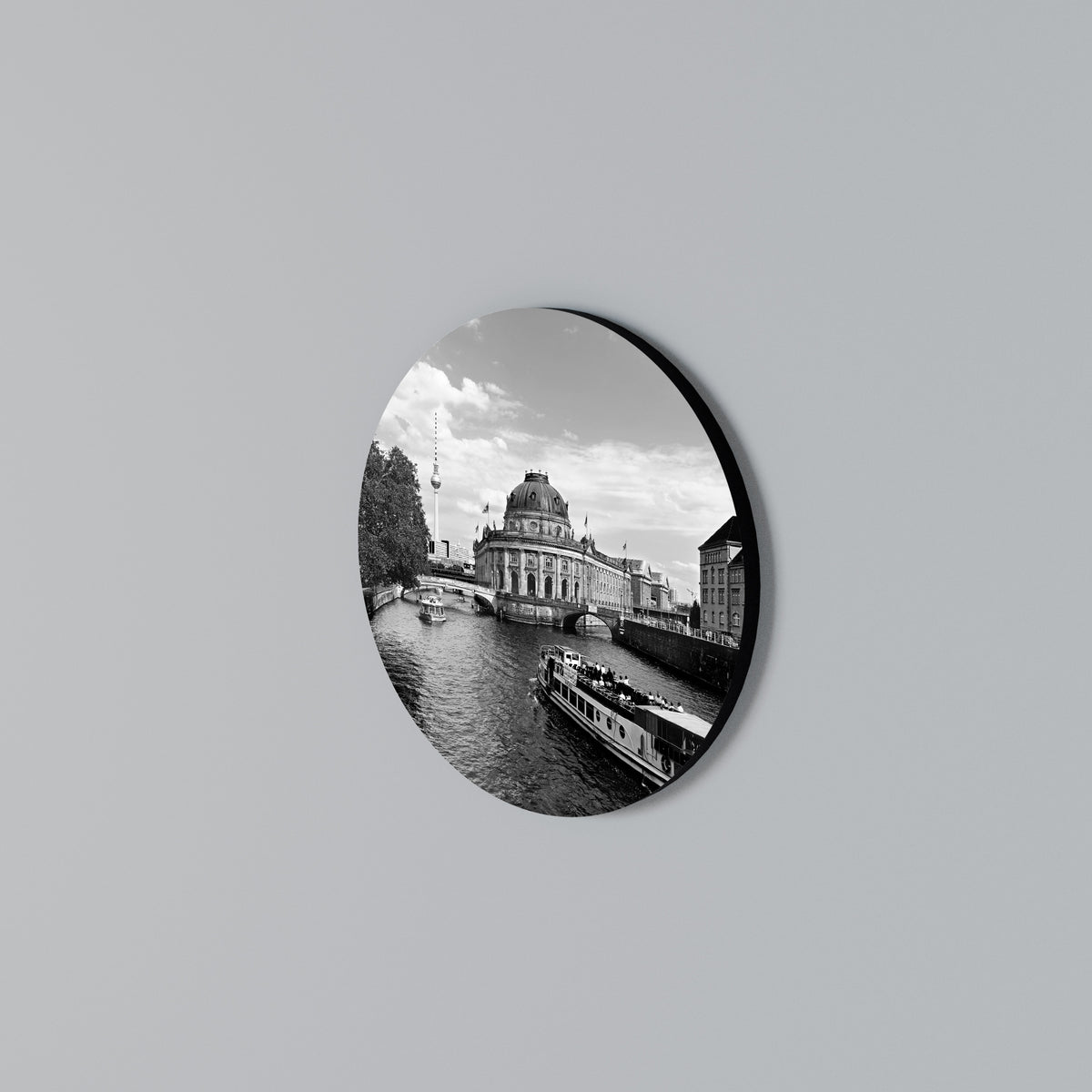 GHOSTS OF HISTORY Arte de Parede Redonda