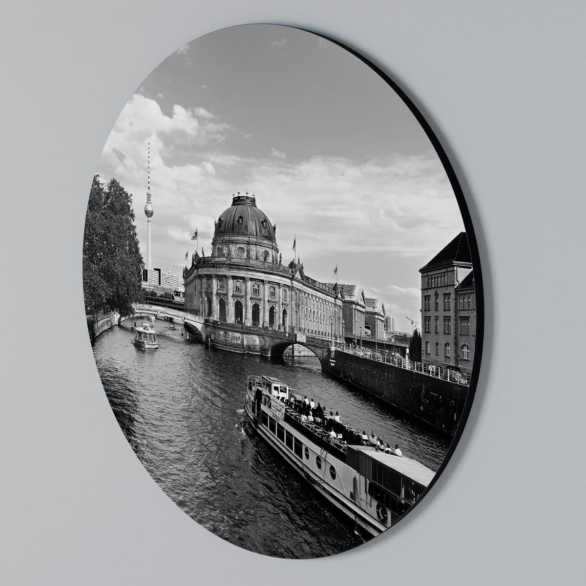 GHOSTS OF HISTORY Arte de Parede Redonda