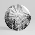 CEILING OF DREAMS Peel and Stick Round Sticker