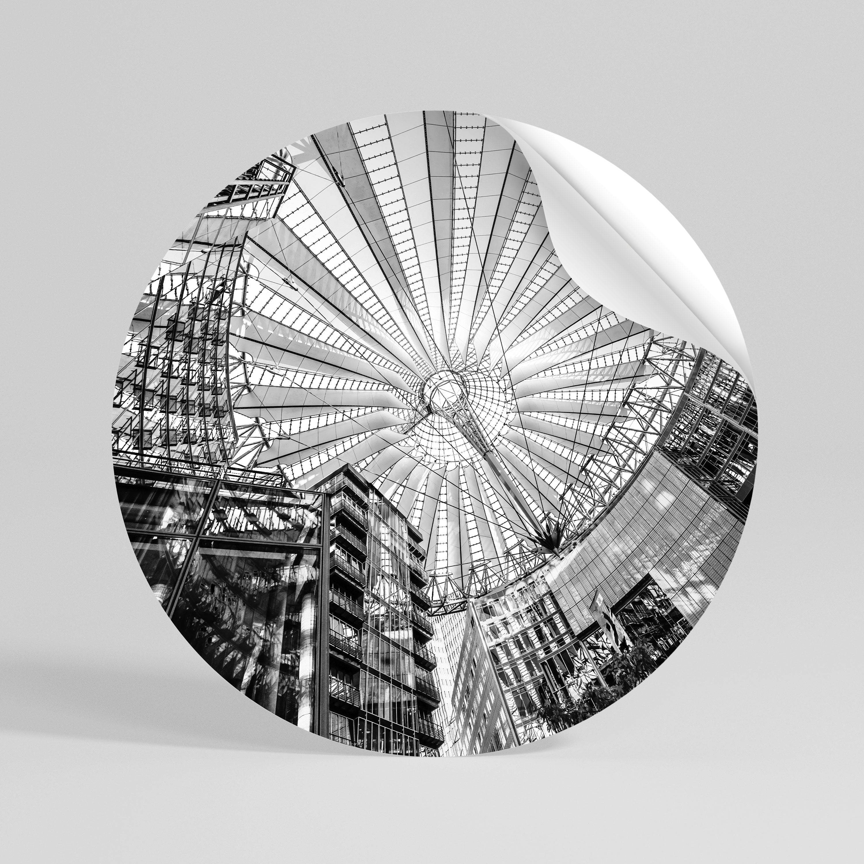 CEILING OF DREAMS Autocolante Redondo Removível