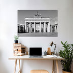 ECHOES OF HISTORY Peel and Stick Horizontal Poster