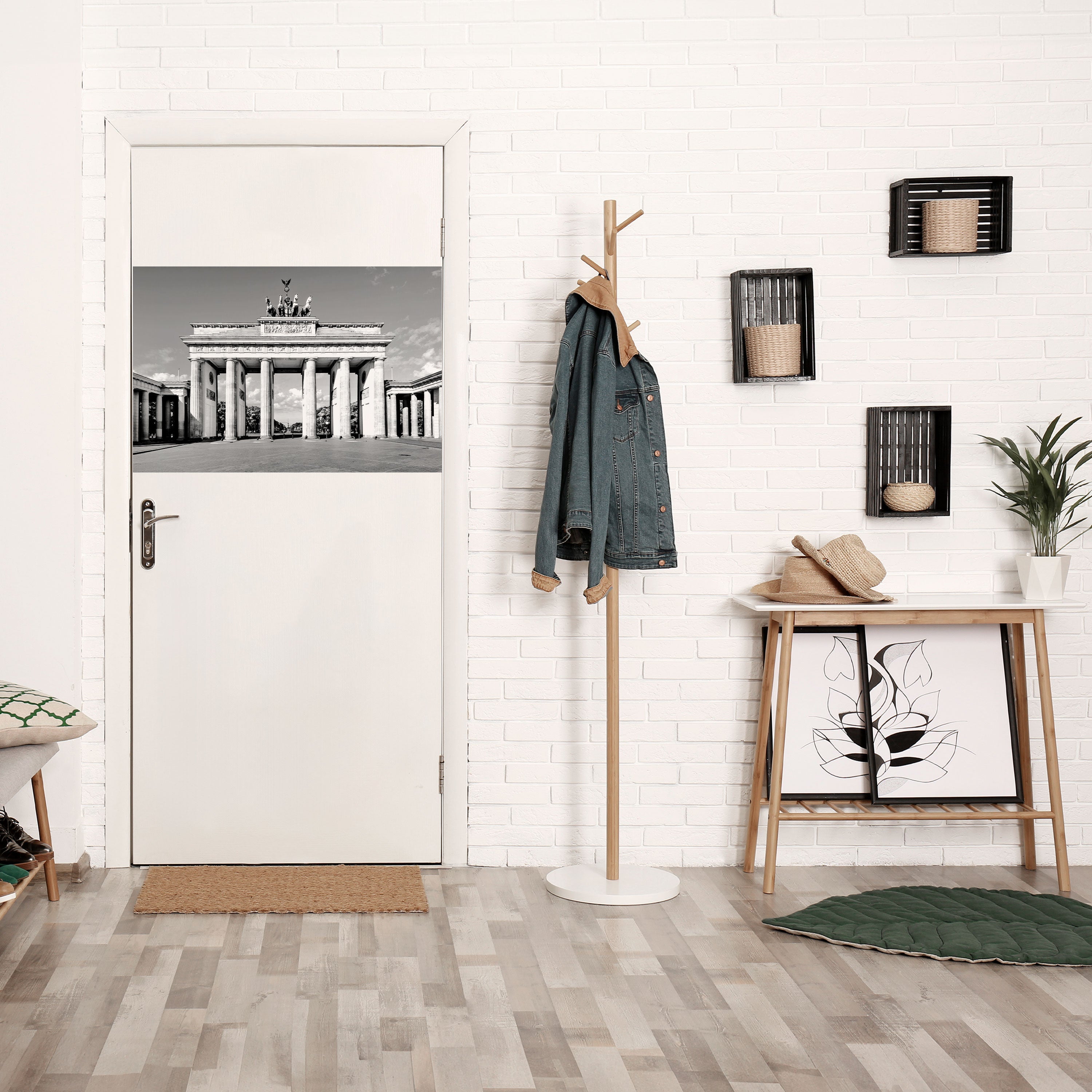 ECHOES OF HISTORY Peel and Stick Horizontal Poster