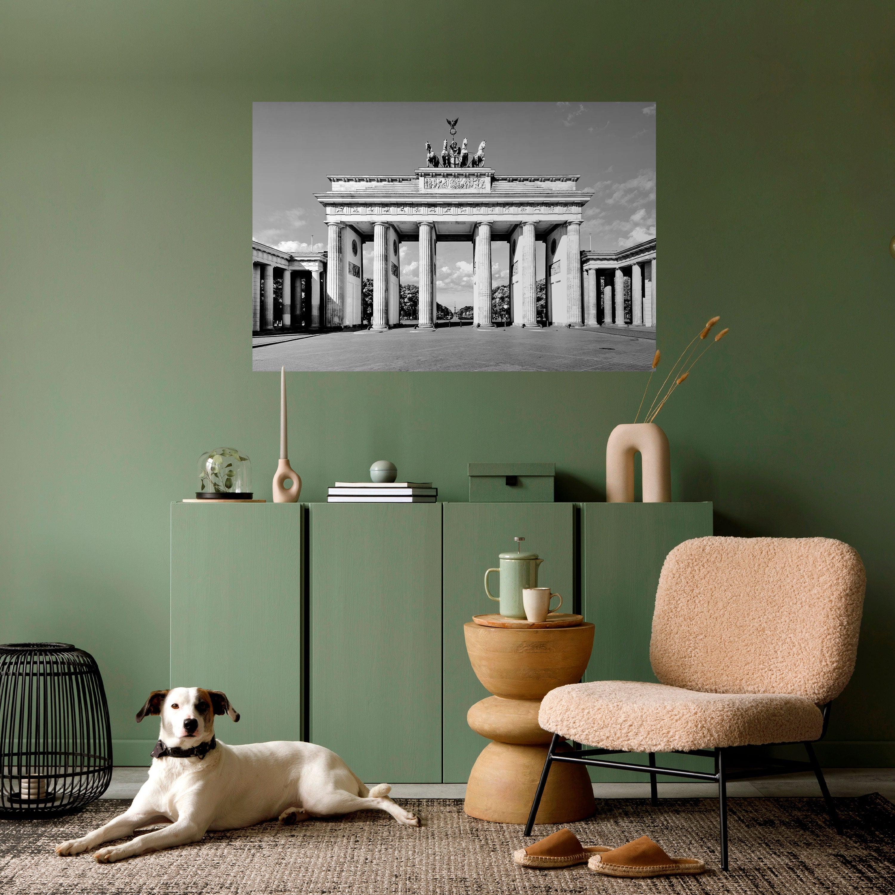 ECHOES OF HISTORY Peel and Stick Horizontal Poster