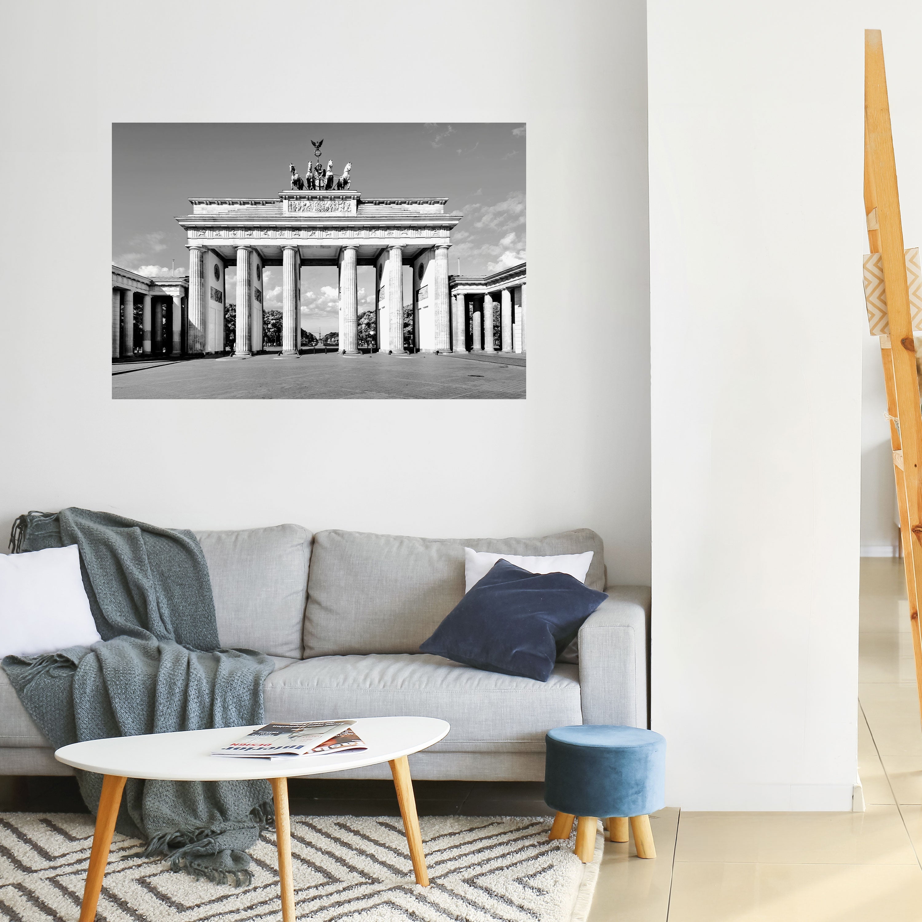 ECHOES OF HISTORY Peel and Stick Horizontal Poster