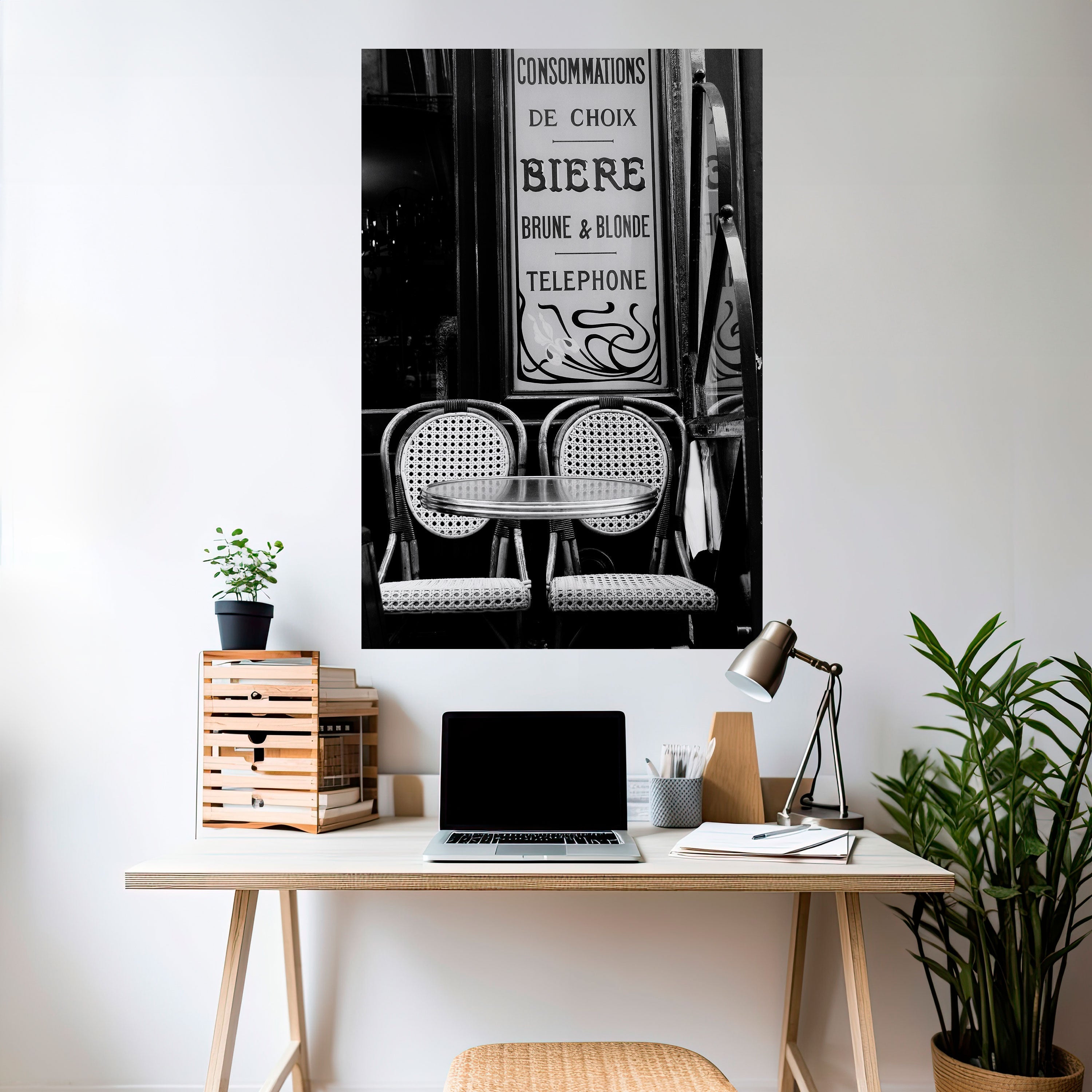 BISTRO VIBRATIONS Peel and Stick Vertical Poster