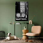 BISTRO VIBRATIONS Peel and Stick Vertical Poster