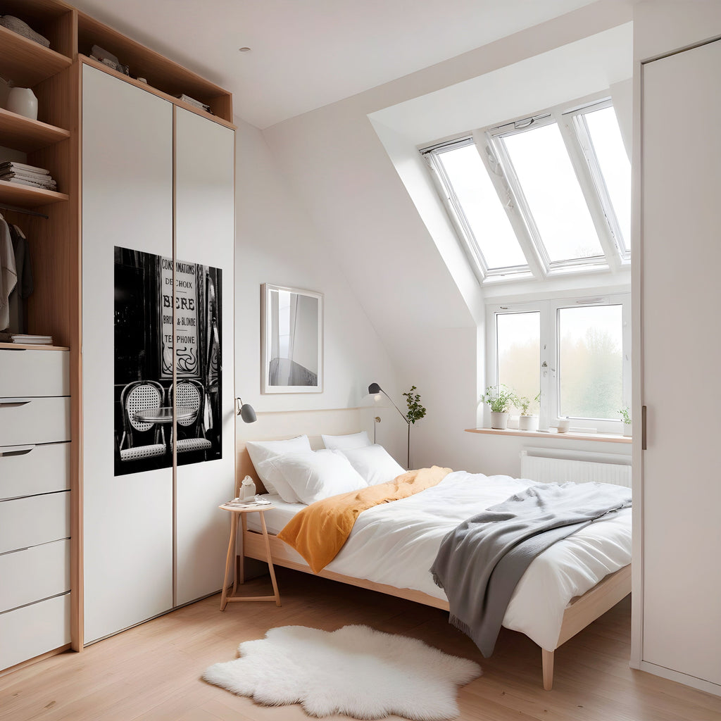 BISTRO VIBRATIONS Peel and Stick Vertical Poster