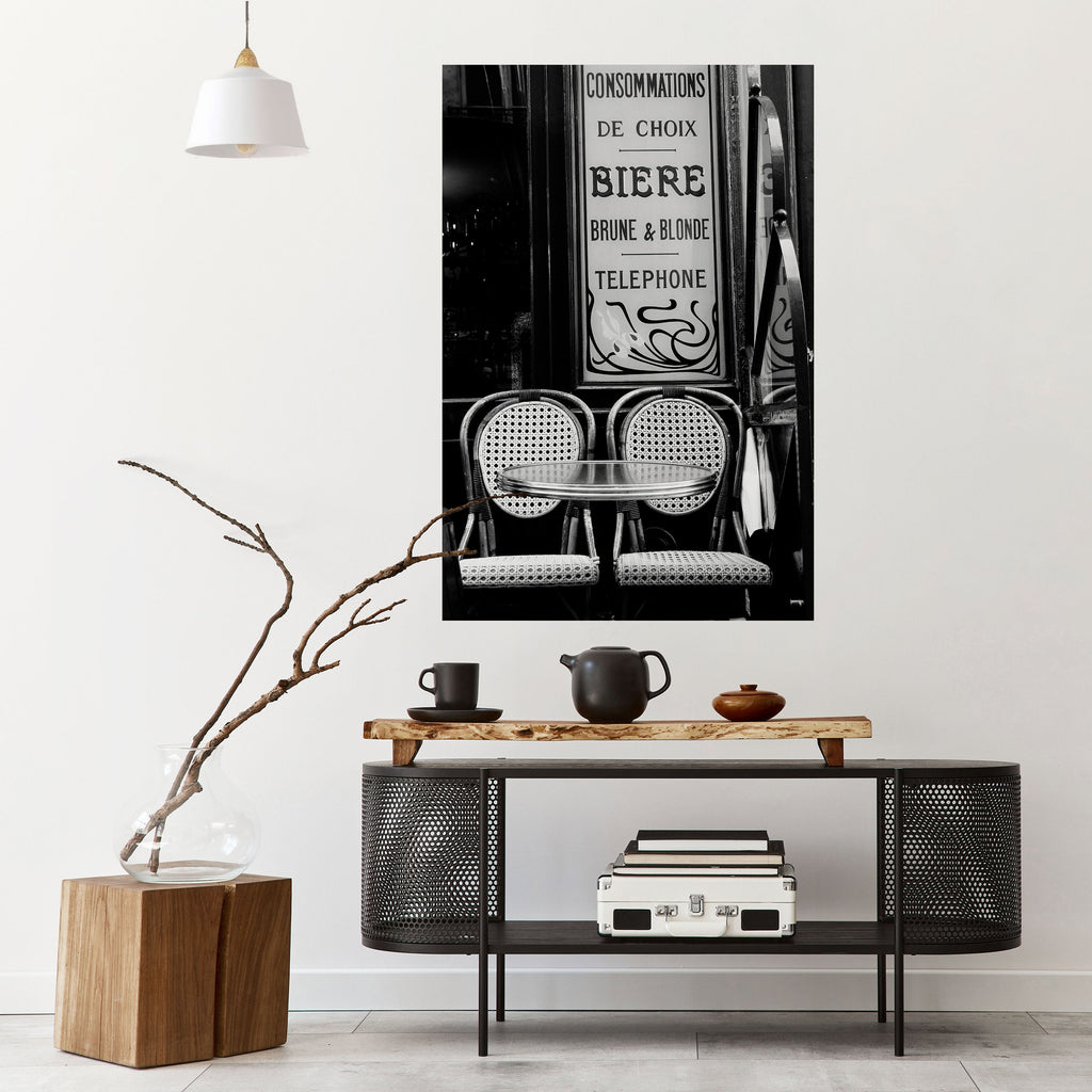 BISTRO VIBRATIONS Peel and Stick Vertical Poster