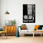 BISTRO VIBRATIONS Peel and Stick Vertical Poster