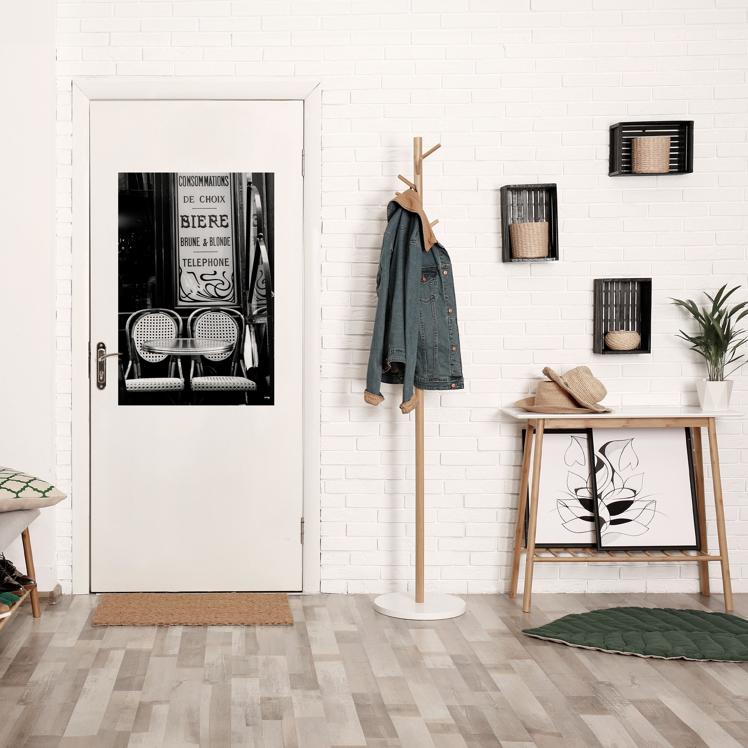 BISTRO VIBRATIONS Peel and Stick Vertical Poster