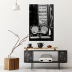 BISTRO VIBRATIONS Peel and Stick Vertical Poster