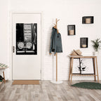 BISTRO VIBRATIONS Peel and Stick Vertical Poster