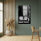 BISTRO VIBRATIONS Peel and Stick Vertical Poster