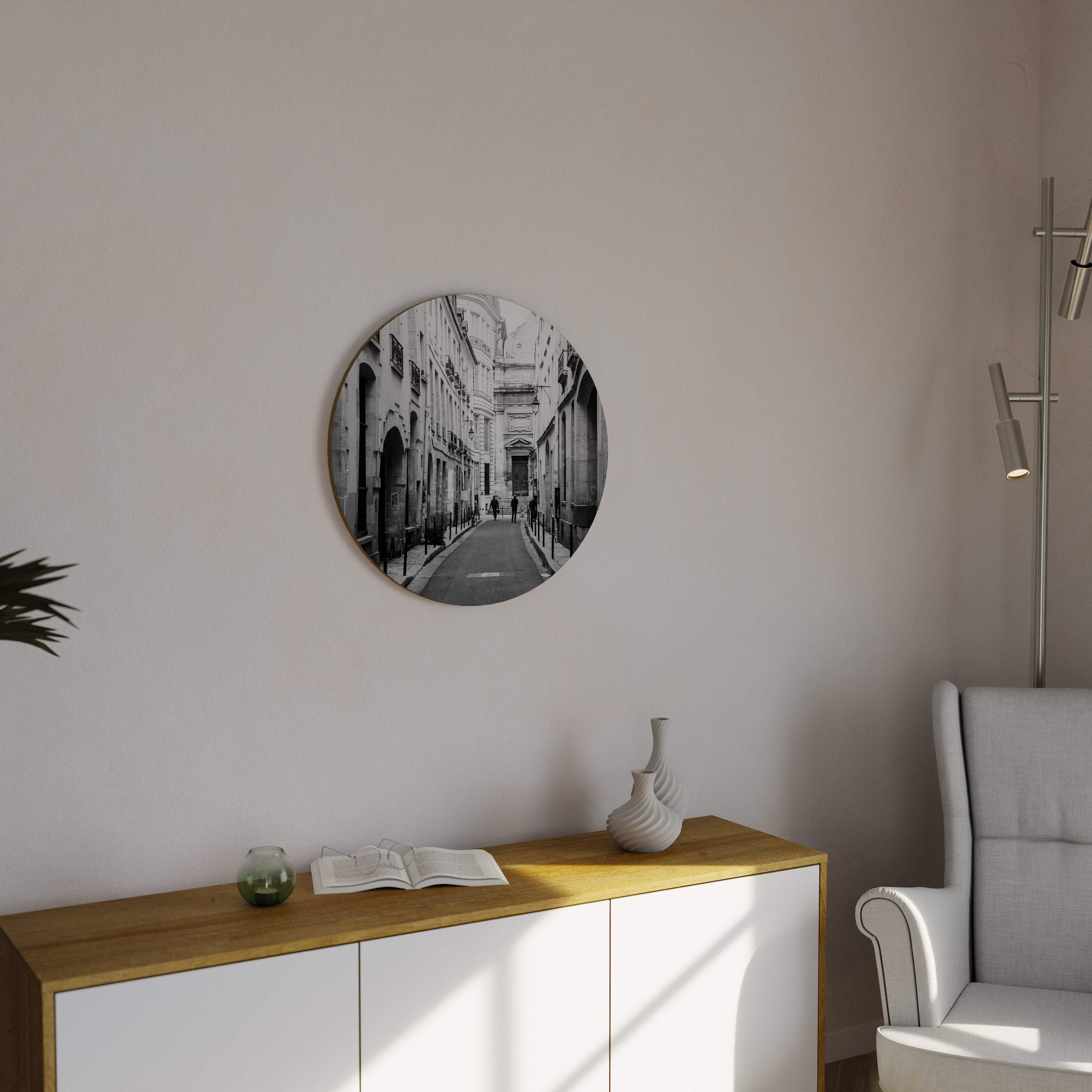 SECRET PATHWAYS UNVEILED Quadro Redondo Decorativo