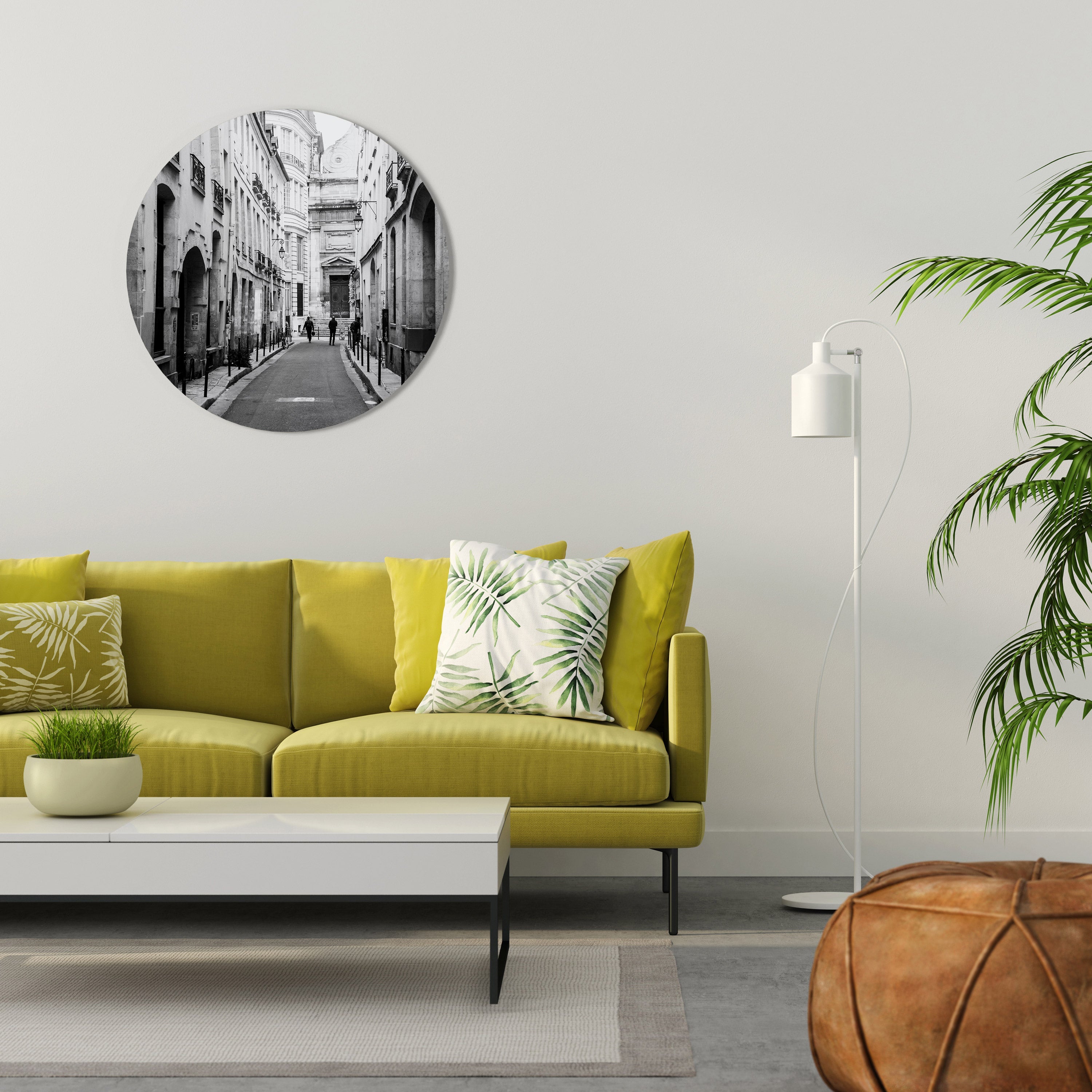 SECRET PATHWAYS UNVEILED Quadro Redondo Decorativo