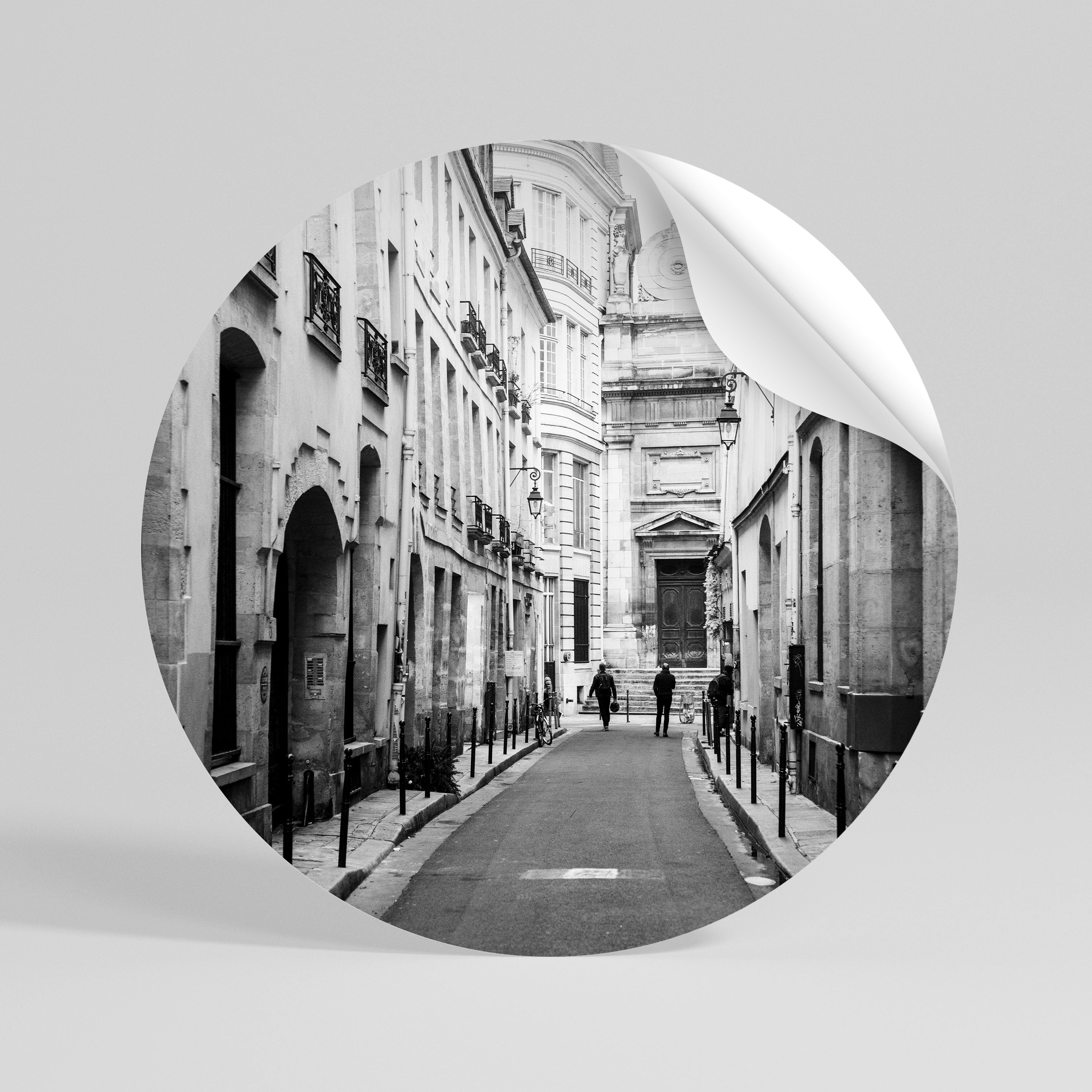 SECRET PATHWAYS UNVEILED - Autocolante Redondo Removível