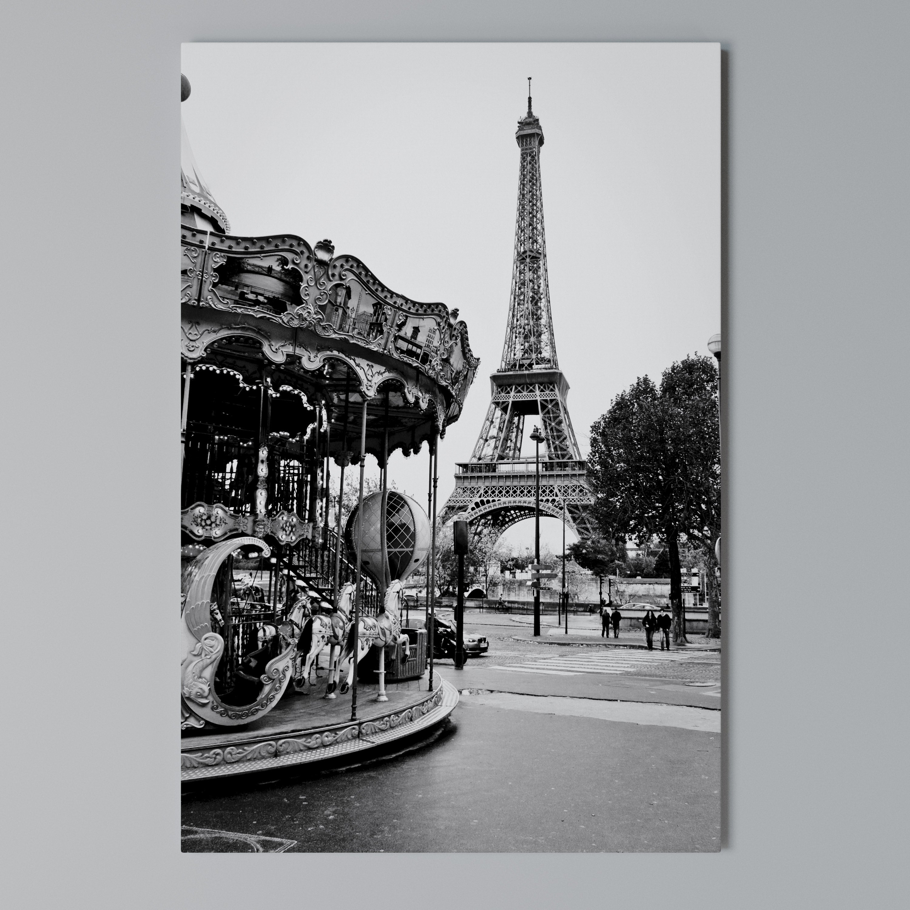 CHARMS OF THE CITY Quadro em tela vertical