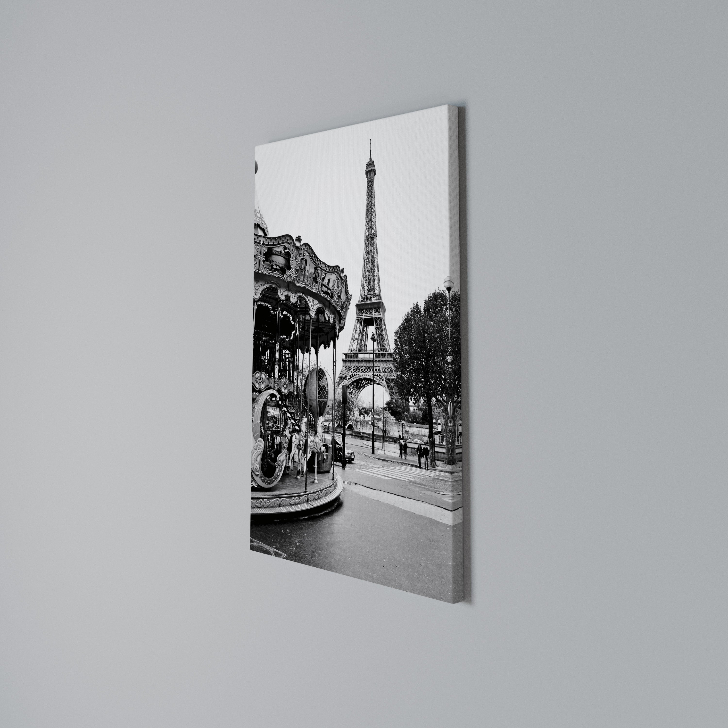 CHARMS OF THE CITY Quadro em tela vertical
