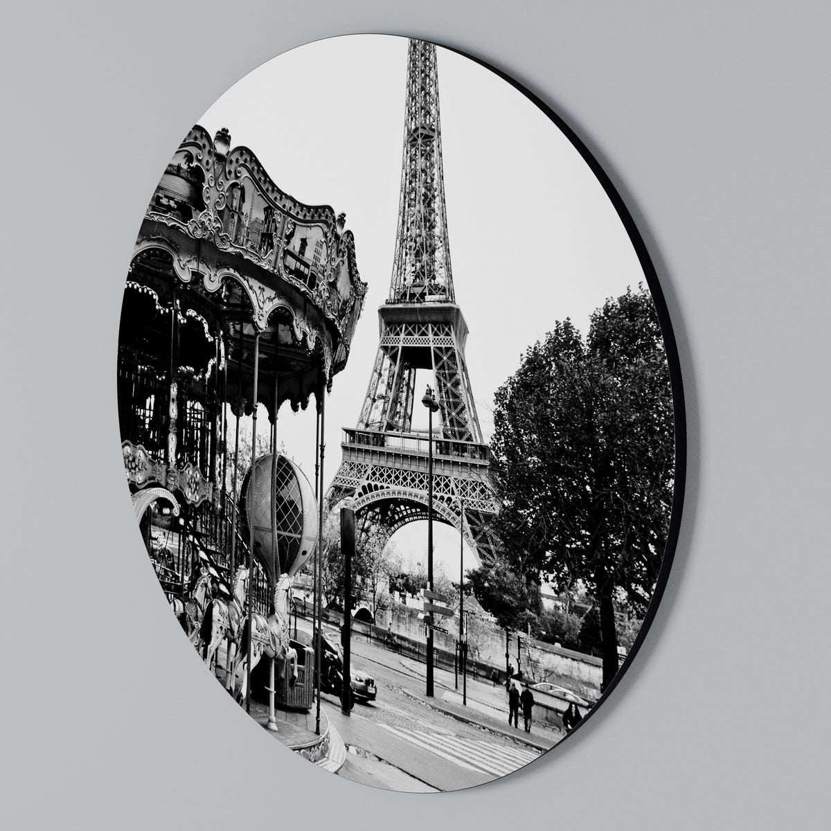 CHARMS OF THE CITY Arte de Parede Redonda