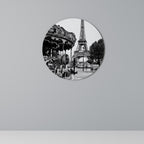 CHARMS OF THE CITY Round Wall Art