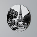 CHARMS OF THE CITY Round Wall Art