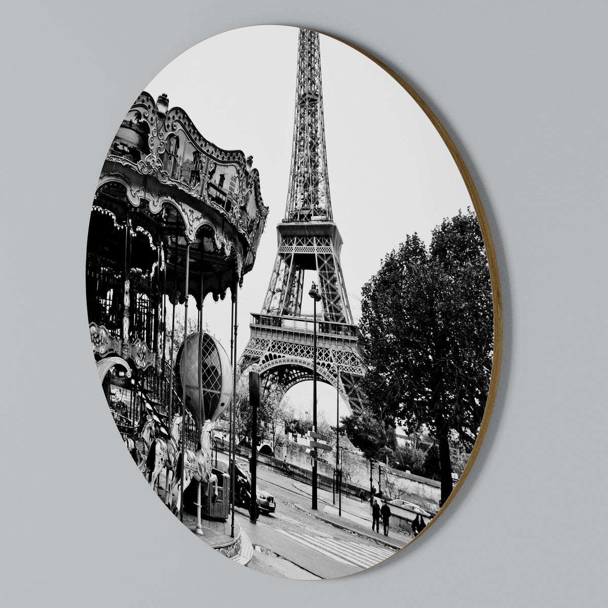 CHARMS OF THE CITY Arte de Parede Redonda