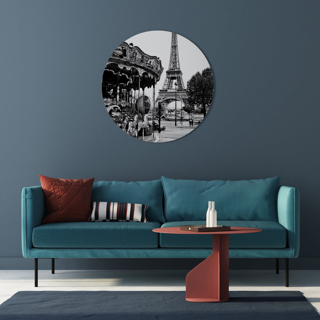 CHARMS OF THE CITY Round Wall Art