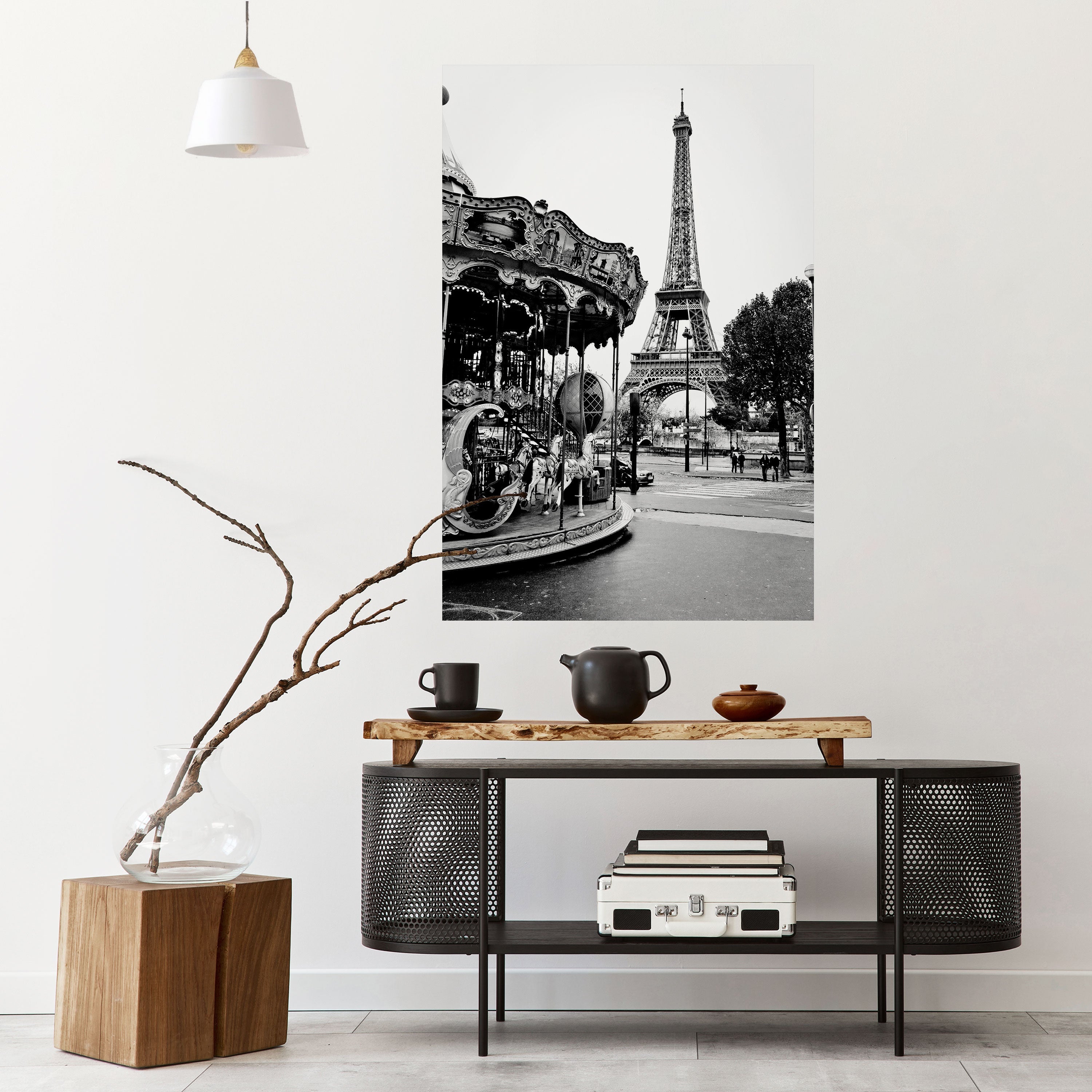 CHARMS OF THE CITY Peel and Stick Vertical Poster